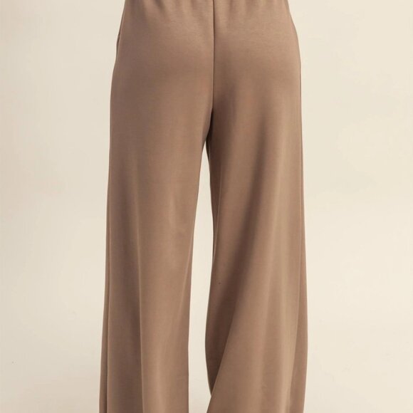 Suzy Flowy Knit Drawstring Pants | Women's Trendy Comfy Athleisure Bottoms - Picture 6 of 8